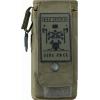 imageIron InfideI Battle Bottle Sleeve  64 oz and 32 oz Water Bottle Sleeve Only for Half Gallon 1L Steel Water Bottle  Rugged Cover with Molle for Versatile Design with Storage for Phone Wallet ampamp Keys32oz Live Free  Green