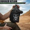 imageIron InfideI Battle Bottle Sleeve  64 oz and 32 oz Water Bottle Sleeve Only for Half Gallon 1L Steel Water Bottle  Rugged Cover with Molle for Versatile Design with Storage for Phone Wallet ampamp KeysLive Free  Black