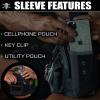 imageIron InfideI Battle Bottle Sleeve  64 oz and 32 oz Water Bottle Sleeve Only for Half Gallon 1L Steel Water Bottle  Rugged Cover with Molle for Versatile Design with Storage for Phone Wallet ampamp KeysLive Free  Black