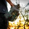 imageIron InfideI Battle Bottle Sleeve  64 oz and 32 oz Water Bottle Sleeve Only for Half Gallon 1L Steel Water Bottle  Rugged Cover with Molle for Versatile Design with Storage for Phone Wallet ampamp KeysWoodland Camo
