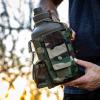 imageIron InfideI Battle Bottle Sleeve  64 oz and 32 oz Water Bottle Sleeve Only for Half Gallon 1L Steel Water Bottle  Rugged Cover with Molle for Versatile Design with Storage for Phone Wallet ampamp KeysWoodland Camo