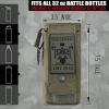 imageIron InfideI Battle Bottle Sleeve  64 oz and 32 oz Water Bottle Sleeve Only for Half Gallon 1L Steel Water Bottle  Rugged Cover with Molle for Versatile Design with Storage for Phone Wallet ampamp Keys32oz Live Free  Green