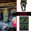imageIron InfideI Battle Bottle Sleeve  64 oz and 32 oz Water Bottle Sleeve Only for Half Gallon 1L Steel Water Bottle  Rugged Cover with Molle for Versatile Design with Storage for Phone Wallet ampamp Keys32oz Overland  Green