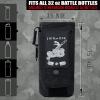 imageIron InfideI Battle Bottle Sleeve  64 oz and 32 oz Water Bottle Sleeve Only for Half Gallon 1L Steel Water Bottle  Rugged Cover with Molle for Versatile Design with Storage for Phone Wallet ampamp Keys32oz Join or Die  Black