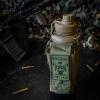 imageIron InfideI Battle Bottle Sleeve  64 oz and 32 oz Water Bottle Sleeve Only for Half Gallon 1L Steel Water Bottle  Rugged Cover with Molle for Versatile Design with Storage for Phone Wallet ampamp Keys32oz Live Free  Green
