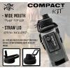 imageIron Infidel Battle Bottle  Half Gallon Insulated Water Bottle with Paracord Handle  Large 64 oz Stainless Steel Water Jug ampamp Rugged Removable Sleeve For Keys Wallet Phone Black Camo 2 Liter32oz  Betsy Ross