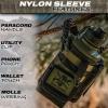 imageIron Infidel Battle Bottle  Half Gallon Insulated Water Bottle with Paracord Handle  Large 64 oz Stainless Steel Water Jug ampamp Rugged Removable Sleeve For Keys Wallet Phone Black Camo 2 Liter64oz  Widowmaker