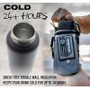 imageIron Infidel Battle Bottle  Half Gallon Insulated Water Bottle with Paracord Handle  Large 64 oz Stainless Steel Water Jug ampamp Rugged Removable Sleeve For Keys Wallet Phone Black Camo 2 Liter32oz  Betsy Ross