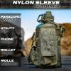 imageIron Infidel Battle Bottle  Half Gallon Insulated Water Bottle with Paracord Handle  Large 64 oz Stainless Steel Water Jug ampamp Rugged Removable Sleeve For Keys Wallet Phone Black Camo 2 Liter64oz  Overland Green