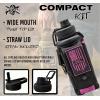 imageIron Infidel Battle Bottle  Half Gallon Insulated Water Bottle with Paracord Handle  Large 64 oz Stainless Steel Water Jug ampamp Rugged Removable Sleeve For Keys Wallet Phone Black Camo 2 Liter32oz  BlackPink