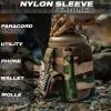 imageIron Infidel Battle Bottle  Half Gallon Insulated Water Bottle with Paracord Handle  Large 64 oz Stainless Steel Water Jug ampamp Rugged Removable Sleeve For Keys Wallet Phone Black Camo 2 Liter64oz  Woodland Camo