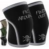 imageIron Infidel Knee Sleeves for Weightlifting Powerlifting  Weight Lifting Belt HeavyDuty Leather Weight Lifting Belt  Wrist Wraps for Weightlifting Bundle