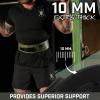 imageIron Infidel Knee Sleeves for Weightlifting Powerlifting  Weight Lifting Belt HeavyDuty Leather Weight Lifting Belt  Wrist Wraps for Weightlifting Bundle