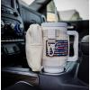 imageIron Infidel Tactical Tumbler with Straw Lid  40oz Insulated Tumbler for Men ampamp Women that Fits Car Cup Holder with Rugged Sleeve to Store Keys Wallet ampamp Phone  Stealth Black40 Oz  Glacier