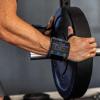 imageIron Infidel Wrist Wraps for Weightlifting  18quot and 24quot Heavy Duty Support for Working Out Gym Accessories for Men  Use for Lifting Crossfit Fitness Exercise Bench Press PowerliftingBlue Line