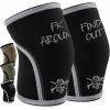 imageKnee Sleeves for Weightlifting ampamp Powerlifting 7mm Pair For Men ampamp Women  Knee Wraps for Weight Lifting Squats Fitness Gym Workout Crossfit  IPF Approved Knee Compression Sleeve SupportFind Out  Black
