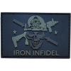 imageTactical Patch  Skull Logo ampamp US Flag 3D PVC Morale Patch  Heavy Duty USA American Patriotic Patches for Military Police Army Caps Jackets Pants ampamp Gear Logo  RWBLogo