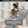 imageWater Bottle Lid Replacement for Battle Bottle  Straw Lid and Chug Cap Tops for 32 oz 40 oz and 64 oz Wide Mouth Vacuum Sealed Water Bottles by Iron InfideITan