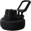 imageWater Bottle Lid Replacement for Battle Bottle  Straw Lid and Chug Cap Tops for 32 oz 40 oz and 64 oz Wide Mouth Vacuum Sealed Water Bottles by Iron InfideIBlack