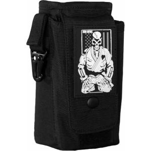 imageIron InfideI Battle Bottle Sleeve  64 oz and 32 oz Water Bottle Sleeve Only for Half Gallon 1L Steel Water Bottle  Rugged Cover with Molle for Versatile Design with Storage for Phone Wallet ampamp Keys32oz Earned  Not Given  Black