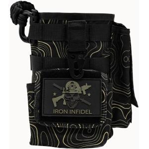 imageIron InfideI Battle Bottle Sleeve  64 oz and 32 oz Water Bottle Sleeve Only for Half Gallon 1L Steel Water Bottle  Rugged Cover with Molle for Versatile Design with Storage for Phone Wallet ampamp KeysSleeve  Overland Black