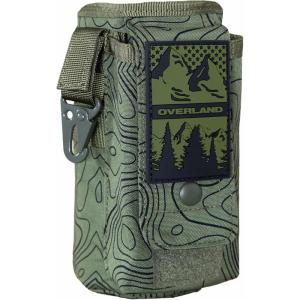 imageIron InfideI Battle Bottle Sleeve  64 oz and 32 oz Water Bottle Sleeve Only for Half Gallon 1L Steel Water Bottle  Rugged Cover with Molle for Versatile Design with Storage for Phone Wallet ampamp Keys32oz Overland  Green