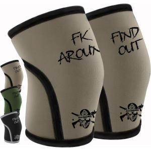 imageKnee Sleeves for Weightlifting ampamp Powerlifting 7mm Pair For Men ampamp Women  Knee Wraps for Weight Lifting Squats Fitness Gym Workout Crossfit  IPF Approved Knee Compression Sleeve SupportFind Out  Tan
