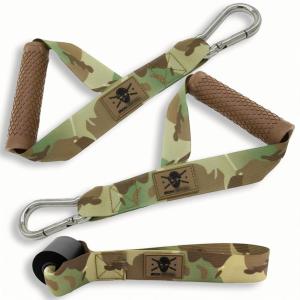 imageResistance Band Handles  Cable Machine Handles Attachment and Door Anchor for Exercise Bands Super Heavy Duty Accessory for Pull Up Assistance Bands Workout Equipment ampamp Home GymOCP Camo