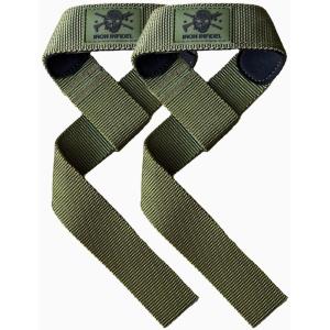 imageWeight Lifting Straps Wrist Straps for Weight Lifting Deadlifting Exercise Strength Training Olympic Lifts Pair of Gym Straps for Grip Strength On Heavy LiftsOD Green