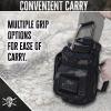 imageIron Infidel Battle Bottle  One Gallon Insulated Water Bottle with Dual Carry Handles  128 oz Tactical Stainless Steel Water Jug ampamp Rugged Extra Large Sleeve With Storage Betsy 128 Ounces128oz  Black Camo