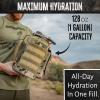 imageIron Infidel Battle Bottle  One Gallon Insulated Water Bottle with Dual Carry Handles  128 oz Tactical Stainless Steel Water Jug ampamp Rugged Extra Large Sleeve With Storage Betsy 128 Ounces128oz  OCP Camo