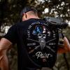 imageIron Infidel Patriotic Freedom Shirt for Men  1776 American Skull Live Free or Die ampamp Defend Liberty T Shirt Black  M