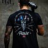 imageIron Infidel Patriotic Freedom Shirt for Men  1776 American Skull Live Free or Die ampamp Defend Liberty T Shirt Black  M