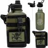 imageIron Infidel Battle Bottle  One Gallon Insulated Water Bottle with Dual Carry Handles  128 oz Tactical Stainless Steel Water Jug ampamp Rugged Extra Large Sleeve With Storage Betsy 128 Ounces64oz  Widowmaker