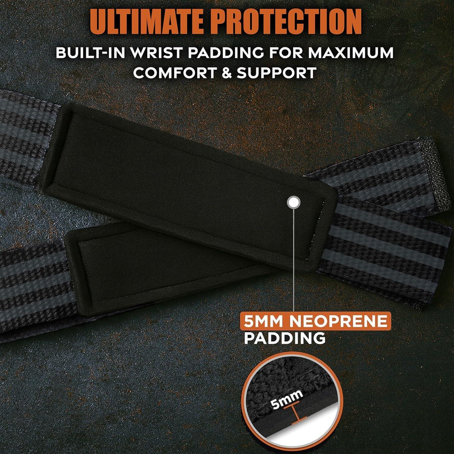 imageIron Infidel Weight Lifting Straps  Wrist Straps for Weight Lifting Deadlifting Exercise Crossfit Strength Training Olympic Lifts  Gym Straps for Grip Strength on BarCotton  1776