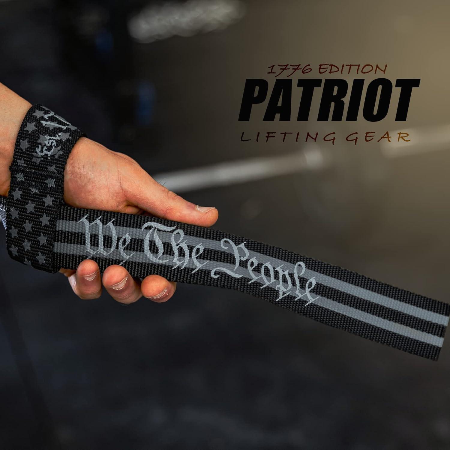 imageIron Infidel Weight Lifting Straps  Wrist Straps for Weight Lifting Deadlifting Exercise Crossfit Strength Training Olympic Lifts  Gym Straps for Grip Strength on BarNylon  1776