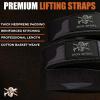 imageIron Infidel Weight Lifting Straps  Wrist Straps for Weight Lifting Deadlifting Exercise Crossfit Strength Training Olympic Lifts  Gym Straps for Grip Strength on BarCotton  Black Camo