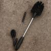 imageIron Infidel Battle Brush Kit  3 Piece Bottle Cleaning Brush Kit BlackBlack