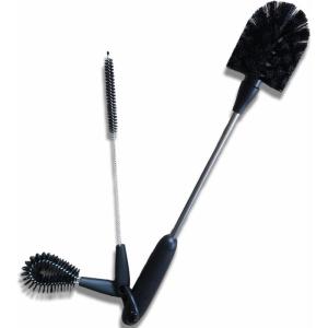 imageIron Infidel Battle Brush Kit  3 Piece Bottle Cleaning Brush Kit BlackBlack