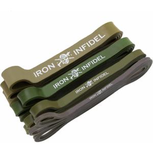 imagePull Up Assistance Bands for Working Out  Resistance Bands Set for Men Exercise Workout Fitness Strength Weightlifting Training Powerlifting Stretch Crossfit WODSet of 4 Bands