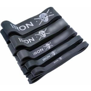 imagePull Up Assistance Bands for Working Out  Resistance Bands Set for Men Exercise Workout Fitness Strength Weightlifting Training Powerlifting Stretch Crossfit WODSet of 5 GG Bands