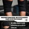 imageKnee Sleeves for Weightlifting amp Powerlifting 7mm Pair For Men amp Women  Knee Wraps for Weight Lifting Squats Fitness Gym Workout Crossfit  IPF Approved Knee Compression Sleeve SupportStealth Black
