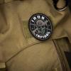 imageTactical Patch  Dumpster Fire 3D PVC Morale Patch  Heavy Duty USA American Patriotic Patches for Military Police Army Caps Jackets Pants amp Gear Dumpster FireLogo Round  Black