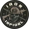 imageTactical Patch  Dumpster Fire 3D PVC Morale Patch  Heavy Duty USA American Patriotic Patches for Military Police Army Caps Jackets Pants amp Gear Dumpster FireLogo Round  Black