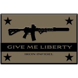 imageTactical Patch  Dumpster Fire 3D PVC Morale Patch  Heavy Duty USA American Patriotic Patches for Military Police Army Caps Jackets Pants amp Gear Dumpster FireGive Me Liberty  Tan