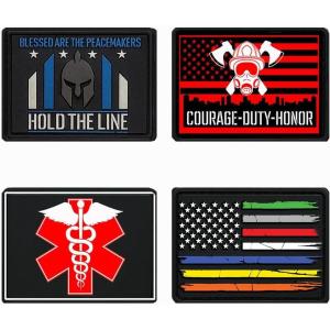 imageTactical Patch  Dumpster Fire 3D PVC Morale Patch  Heavy Duty USA American Patriotic Patches for Military Police Army Caps Jackets Pants amp Gear Dumpster FireFirst Responder