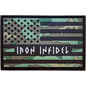 imageTactical Patch  Dumpster Fire 3D PVC Morale Patch  Heavy Duty USA American Patriotic Patches for Military Police Army Caps Jackets Pants amp Gear Dumpster FireFlag  Camo Green