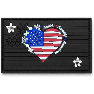 imageTactical Patch  Dumpster Fire 3D PVC Morale Patch  Heavy Duty USA American Patriotic Patches for Military Police Army Caps Jackets Pants amp Gear Dumpster FireFaith Family Freedom