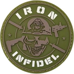 imageTactical Patch  Dumpster Fire 3D PVC Morale Patch  Heavy Duty USA American Patriotic Patches for Military Police Army Caps Jackets Pants amp Gear Dumpster FireLogo Round  Green