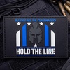 image:imageTactical Patch  One Size Fits All PVC Morale Patch  Heavy Duty USA American Patriotic Patches for Military Police Army Caps Jackets Pants amp Gear One Size Fits AllHold The Line